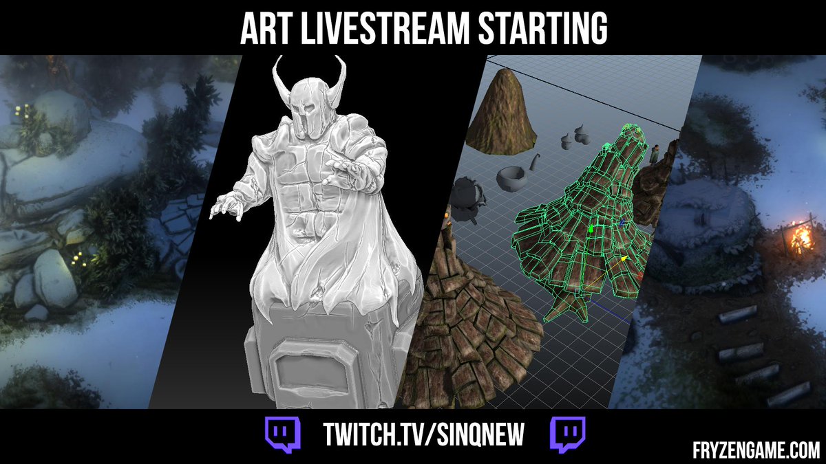 Sinqnew's tweet photo. LIVE! Painting | Sketching | http://t.co/sWEdvCg9yG    | #twitch #gamedev  #indiegame #gamedev @Allegorithmic http://t.co/RTUlBChuUo