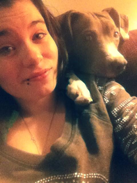 Martharose93's tweet photo. #MyGirl #PitbullMom #Blue #DontBullyMyBreed #MyEverything http://t.co/3EqrVaAeSX
