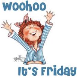 This is a perfect reflection of how I woke up this morning! Who has some fun things planned for the weekend?