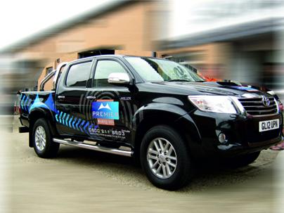 Another truck sign written by Signworx for <a href="/MarqueeHireKent/">Premier Marquees</a>
