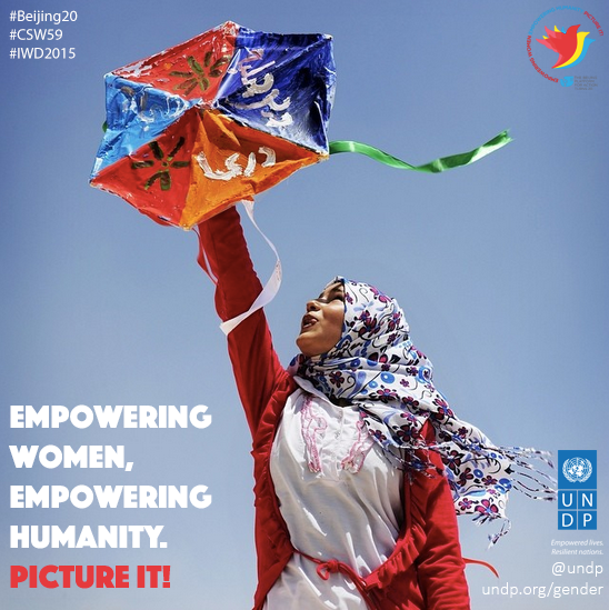 UN_Women's tweet photo. Women’s rights are human rights. On #IWD2015, let’s make them a reality for all. v @UNDP http://t.co/Vz3MSS6oRZ