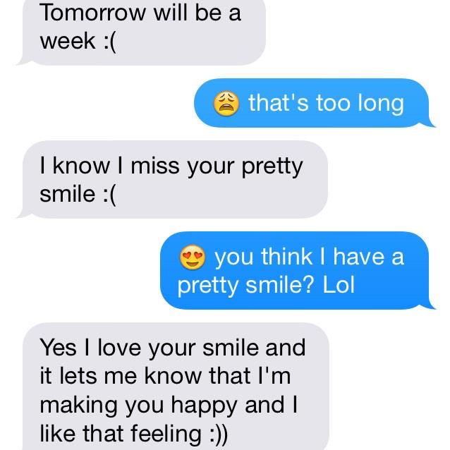 Feels good to be getting texts like these again. 😍🙈