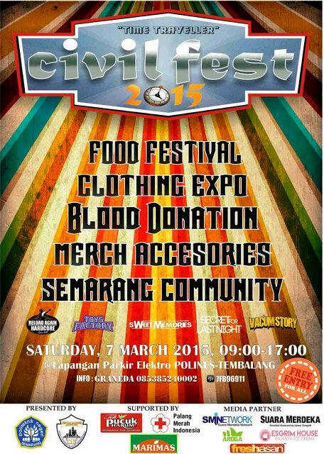 Next issue showtime <a href="/vacumstoryhc_/">IG : VACUMSTORYHC_</a> at CIVILFEST 2015 at lapangan parkir elektro POLINES-TEMBALANG saturday 7 march.