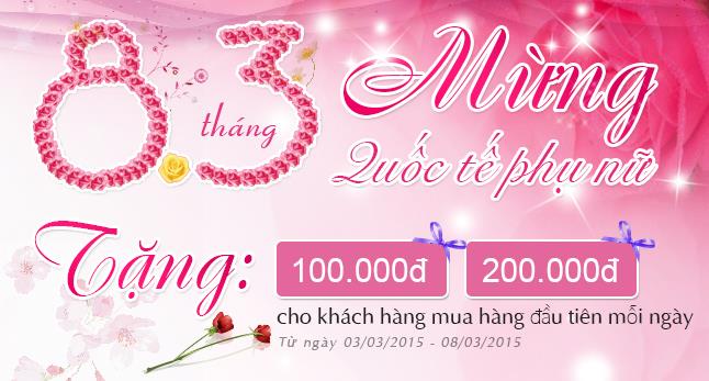 Nguyenkimonline's tweet photo. Quà tặng mừng ngày Quốc tế Phụ nữ 8/3 dành riêng cho khách hàng mua Online.
Xem chi tiết >>> http://t.co/vPJdq7hPb9 http://t.co/7v1Xc6FbLn