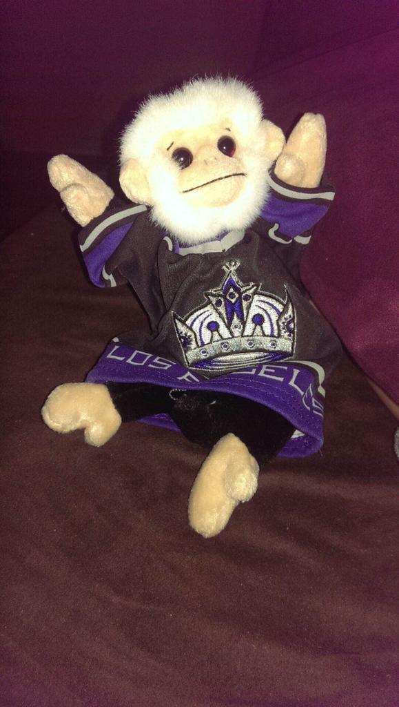 Monkey is pleased. #LAKings #Believe