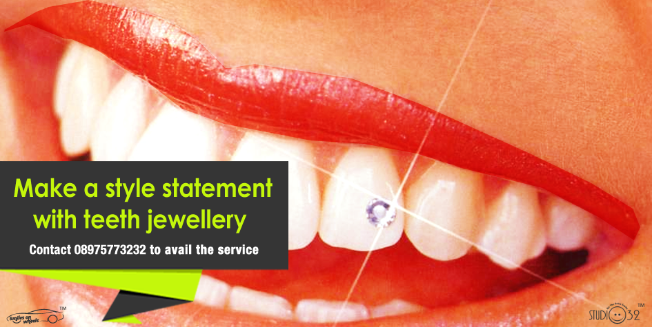 Make a style statement with #teethjewellery.

Contact 08975773232

#Studio32 #SmilesOnWheels #Goa