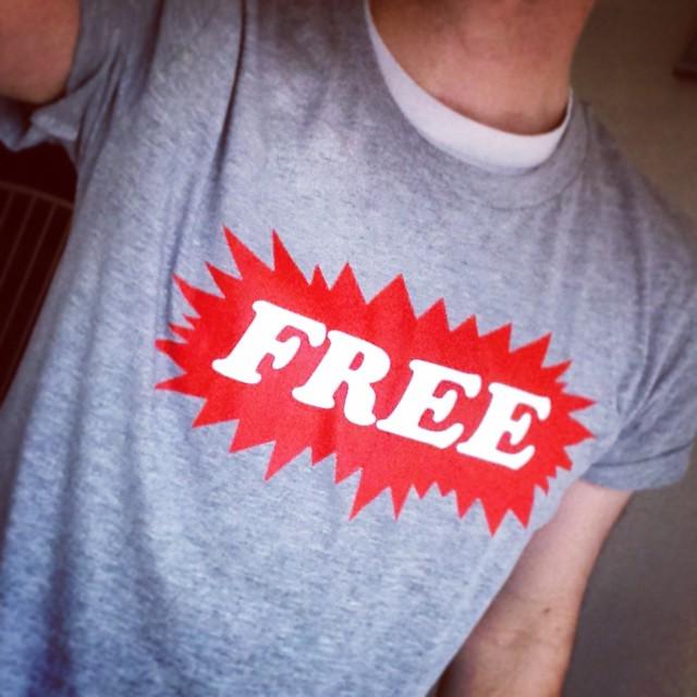 doodlecrease's tweet image. Guess how much this tee was? #free #tpost