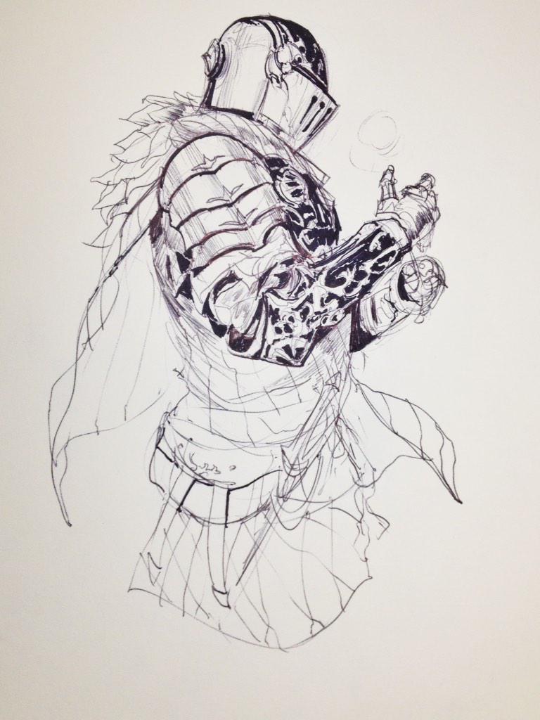 By Kekai Kotaki Knight Drawing Concept Art Characters Art Inspiration By Kekai Kotaki Knight Drawing Concept Art Characters Art Inspiration