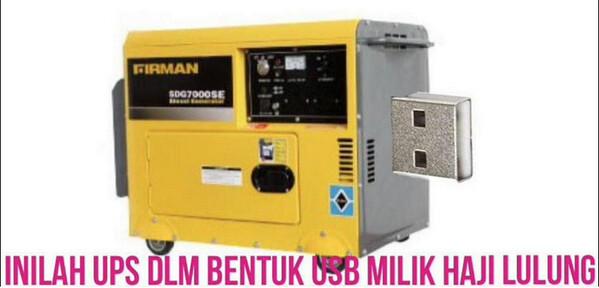 tondy__'s tweet photo. Mules, kakehan ngguyu! @Stakof: Haji Lulung selalu benar. Ketika UPS dia bilang USB, maka jadilah!!! #SaveHajiLulung http://t.co/mcUkW1B4sm"