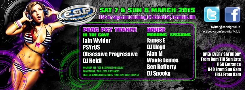 ESPNightClub's tweet photo. #FF @IainWylder @DJ_PSYrUS @DJHeidiSA @DJLloydSA @Jimmysa22 @Djalanm @waidelemos @7SpooKy7 @SA_PartyLife @jhblive http://t.co/Ecj0MWdbJ5