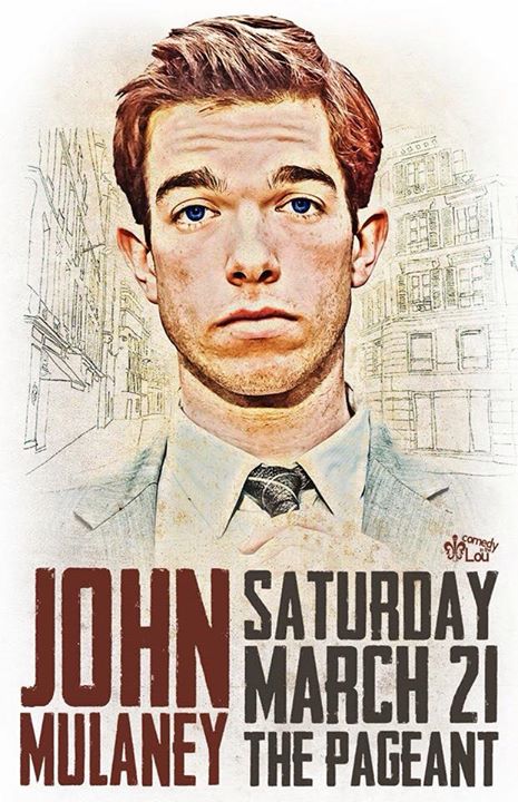 vintagevinylSTL's tweet photo. John @mulaney plays @ThePageantSTL 3/21. RT to ETW  tix to sold out 8PM show from @comedyinthelou &amp; @vintagevinylSTL http://t.co/xr5OTPer5u