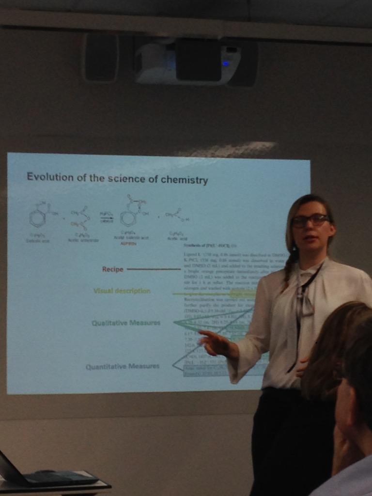 ElenaNoMad's tweet photo. @SaraRiggare Great lecture on chemistry...wait no.. changes in health care @julie4clahrc http://t.co/8f9qiCIZ0D