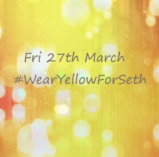 ourheroseth's tweet image. #wearyellowforseth #27Mar15 #bubblefoundation