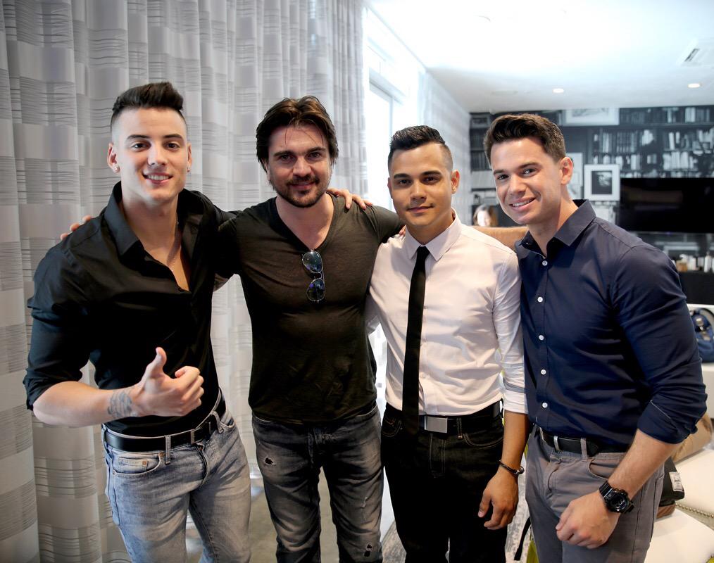 #FBF when our client @grupotreo received some good advise from one of the greatest masters of latin music @juanes