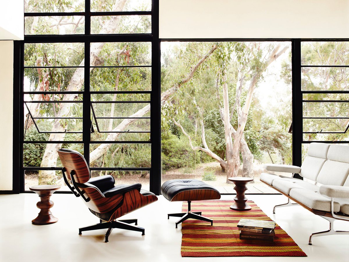 F_S_Worldwide's tweet photo. "Who ever said that pleasure wasn't functional?"
-Charles Eames #loungechair #walnutstool #exotic #elegant http://t.co/PDDDnA2gBY