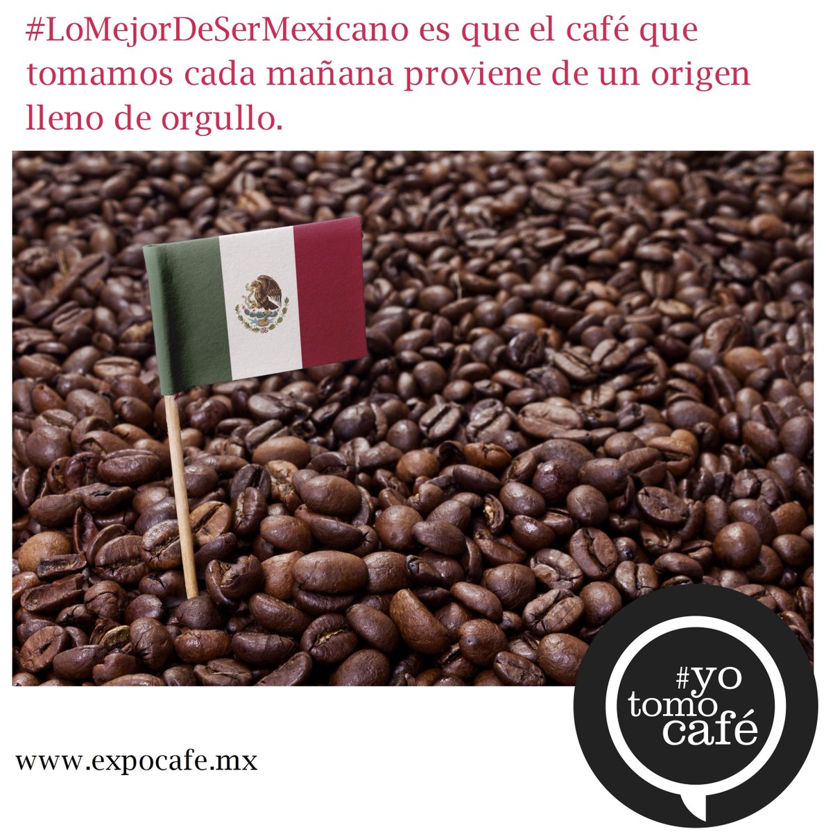 expocafe's tweet photo. El #café es uno de los muchos motivos por los que ser mexicano es una cuestión de orgullo. #LoMejorDeSerMexicano http://t.co/QWvFMgSTY1