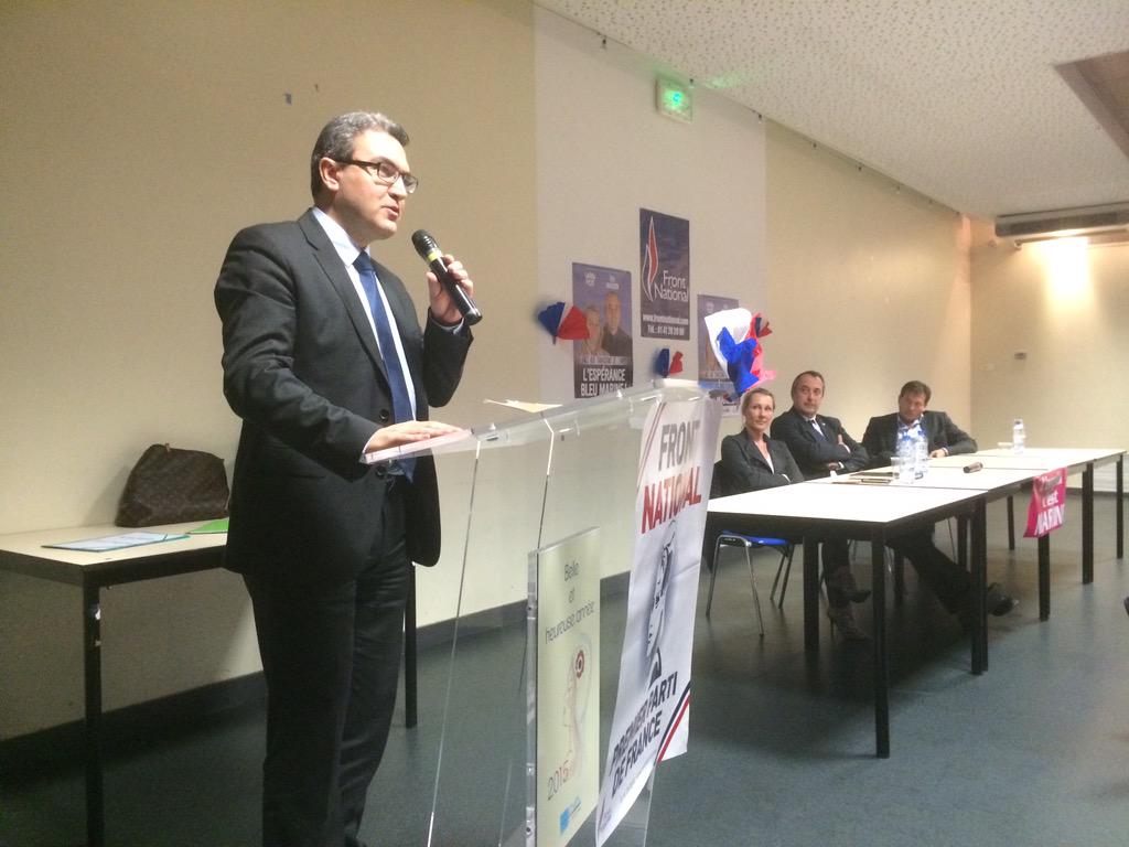 a_chauprade's tweet photo. Soutien à nos candidats Laetitia Picot et Éric Masson, adjoints au maire de Cogolin. #FN83
#departementales2015 http://t.co/DqhG30kluf