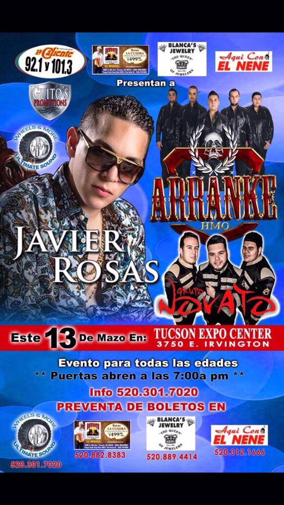 Esta Noche Plebes, Los Esperamos En El 
#ExpeCenter De Tucson,Arizona Animo!
#GrupoArranke #ArrankePromotionsLLc
