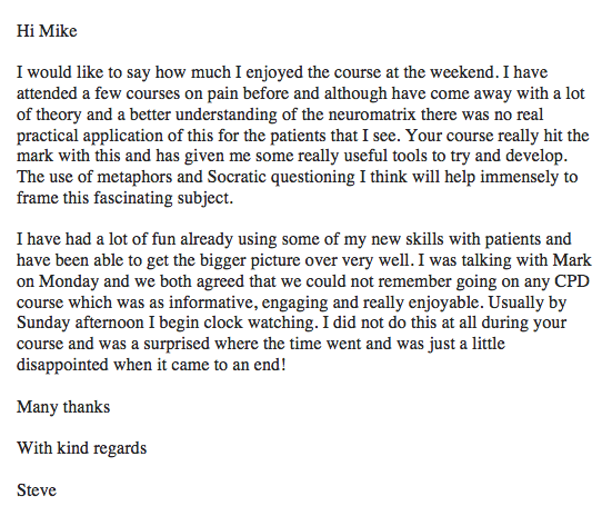 knowpainmike's tweet image. @AspiringPhysio Sent my thoughts for your blog re rewards of being a physio today. 
Here's another #changepractice :)