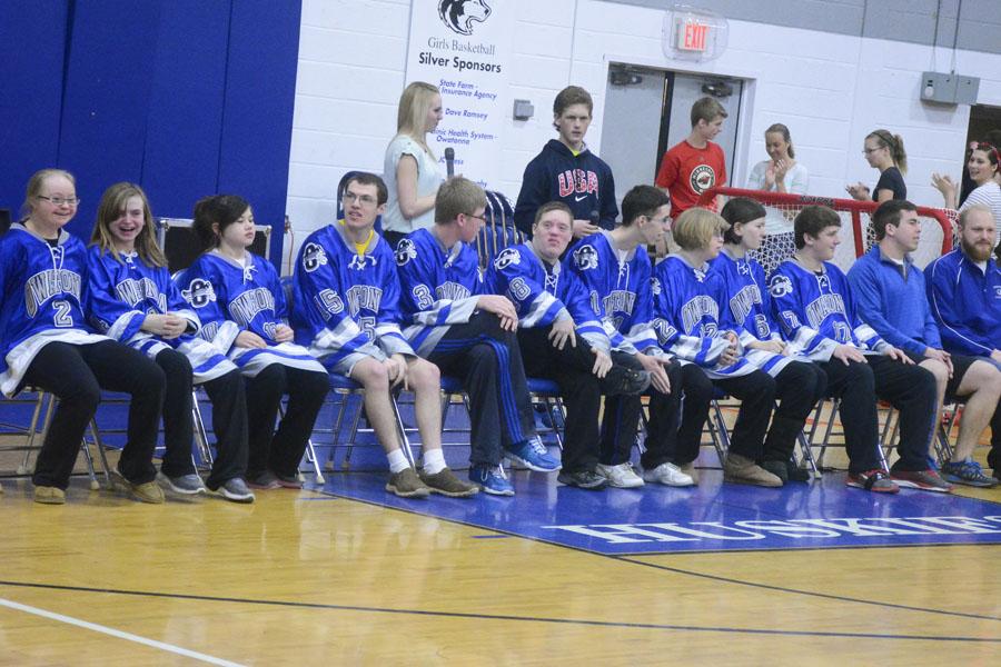 Fav. if you're cheering for the Owatonna Adaptive Floor Hockey Team as they play in the State Tournament!n #Huskies