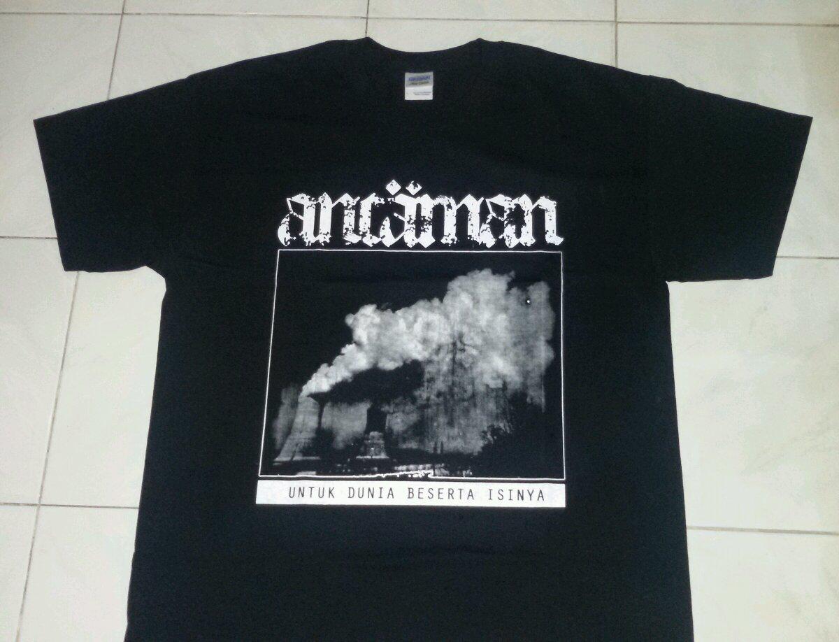 Ready  Ts.<a href="/ANCAMANgrind/">ANCAMAN</a> "Untuk dunia beserta isinya". (Official Merch). Gildan ultra Idr :125k. Info :088699975026
