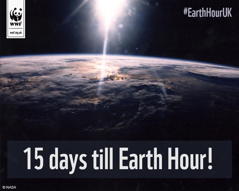 wwf_uk's tweet photo. Earth Hour is only 15 days away! RT to spread the word http://t.co/uvbJGSPdIS #EarthHourUK http://t.co/mfAhEFwRFd