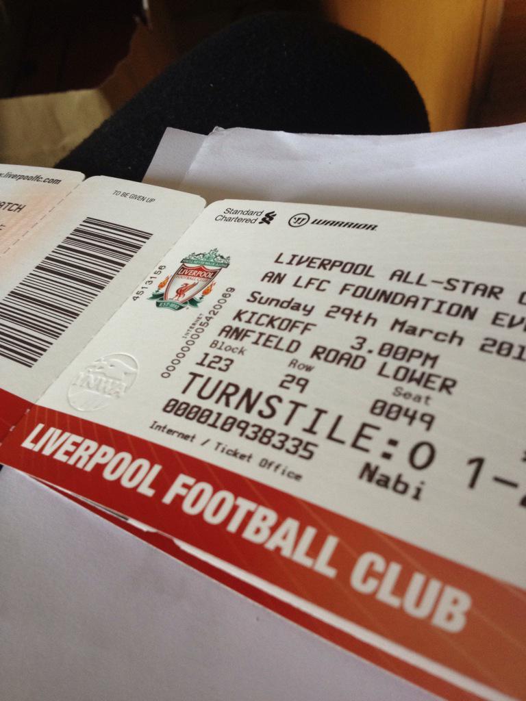isshh25's tweet photo. Tickets Have Arrived!! 🔴🔴🔴 #Gerrard #GerrardTestimonial Thanks 2 @LFC ❤️ http://t.co/uLEylZIh1Y
