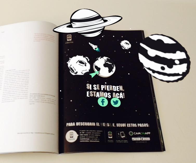 camon_xr's tweet image. @CamOnApp en @RevistaG7 Edición 116. #RealidadAumentada #ContenidoInteractivo