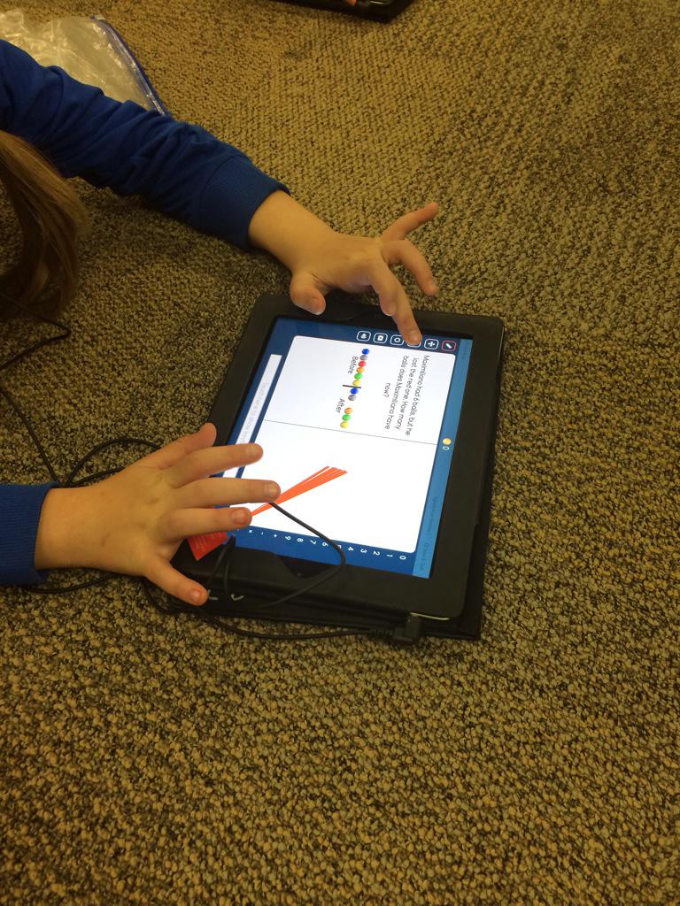 SRroom22's tweet photo. Ss using adaptive math program @FrontRow. Ss work at their own pace and level! #lasdk8 #PLlasd @BobcatsSR http://t.co/fHaY43QOIG