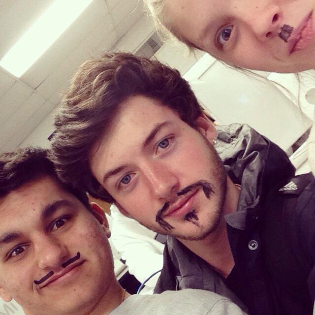 HHSSUPERFANS1's tweet photo. get your face painted on mustache MONDAY, 7:30 in the HIGHSCHOOL LOBBY. ONE BUCK to support Mary Free Bed Foundation http://t.co/29HevlbIa5