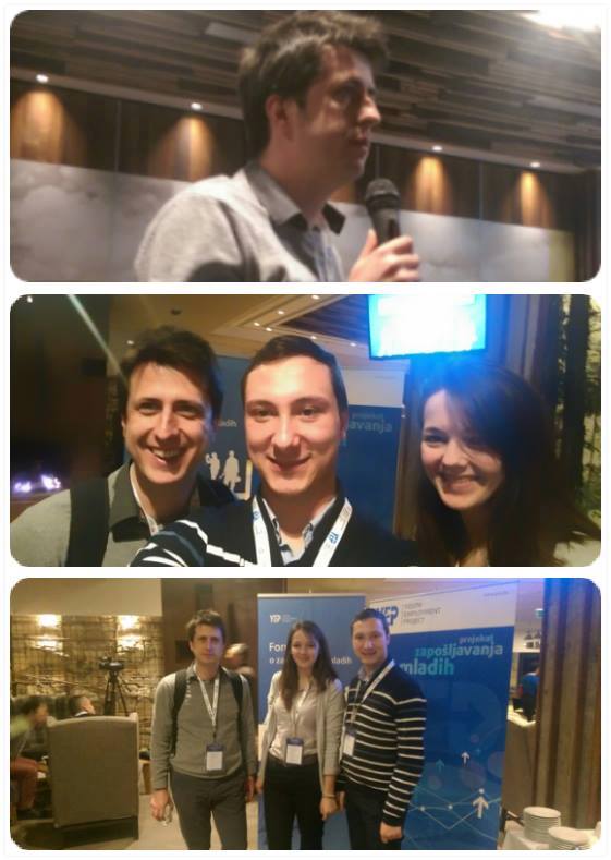 APIknowsIT's tweet image. AP representatives sharing their success stories at the 7th Youth Employment Forum #Posaozamlade #APIknowsIT #APILab