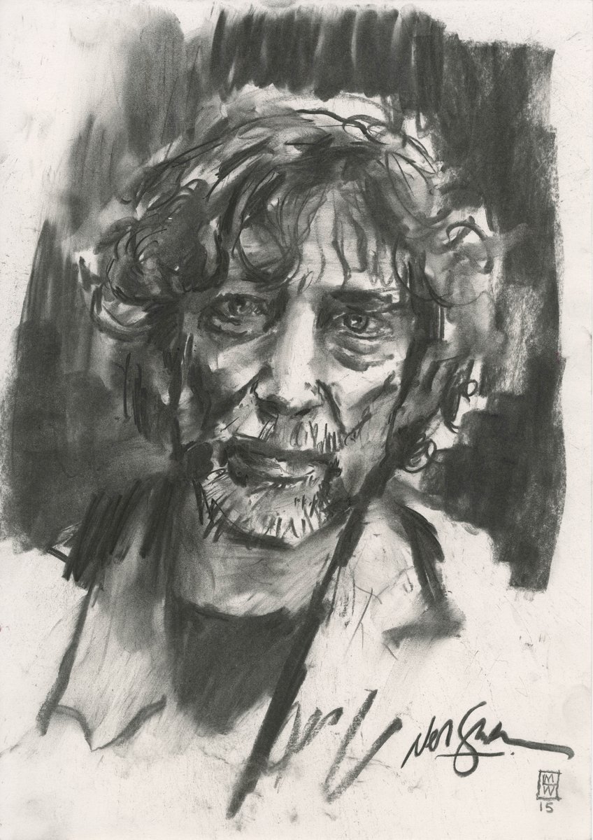 Lorna_May_'s tweet photo. Get bidding ye discerning fans of @neilhimself My #signed #portrait now live at #RND15 auction http://t.co/c3uJazDamI http://t.co/z6W8auNNmu