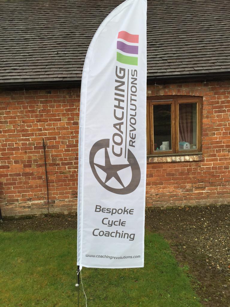 Just picked up the start/finish flags for the <a href="/shropshirecca/">SCCA</a> #coachingrevolutions2up What do you think???