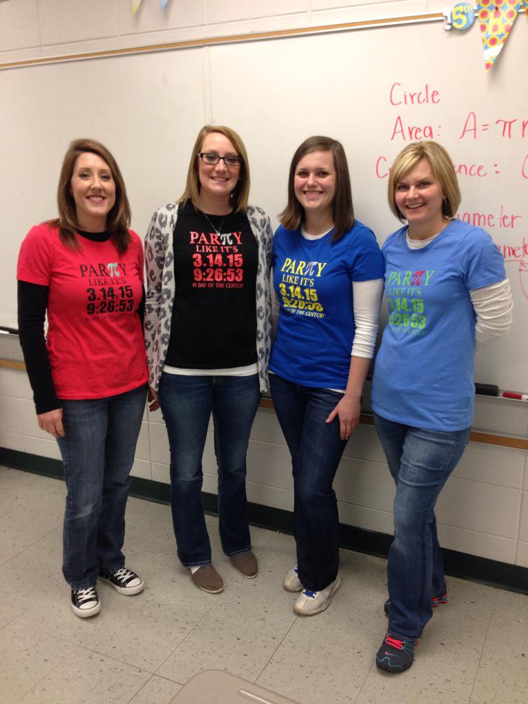LeonnaILay's tweet photo. Happy Pi Day Eve!  Once in a lifetime!@BoyleEagles http://t.co/B3288hPua5