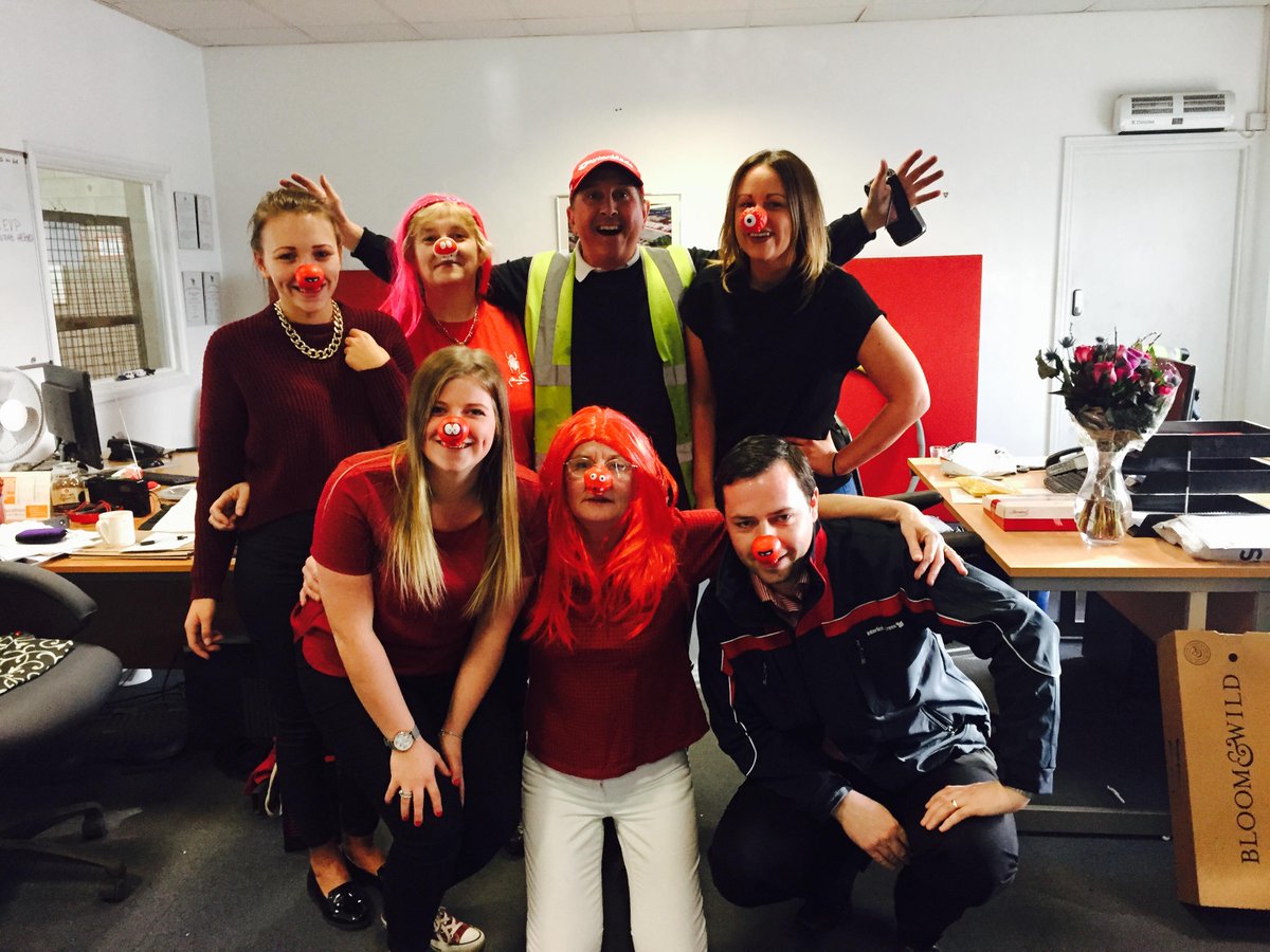 DanielJohnONei1's tweet photo. @Interlink_UK Red nose day at Crayford Depot - a fun day has been had by all. http://t.co/KthXfby9A4