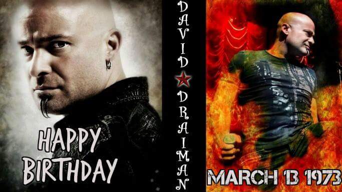 Happy Birthday to David Draiman (Disturbed, Device) who was born on this day in 1973 