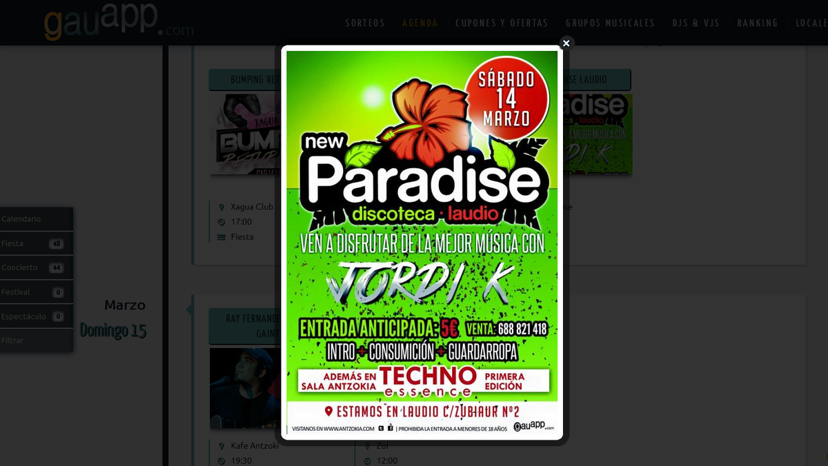 gauapp's tweet photo. Este sábado en @paradiselaudio @Dj_Jordi_k + Techno Essence con @HartoDeejay @ManuBecsDj @IvanTM_C @ugari3 y muchos+! http://t.co/uIs3vPFarI