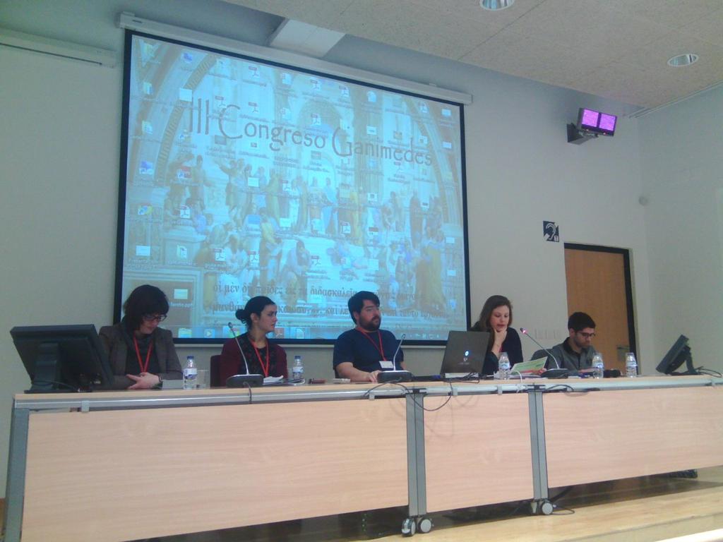 Primera mesa de la tarde: Humanismo y Crítica textual.