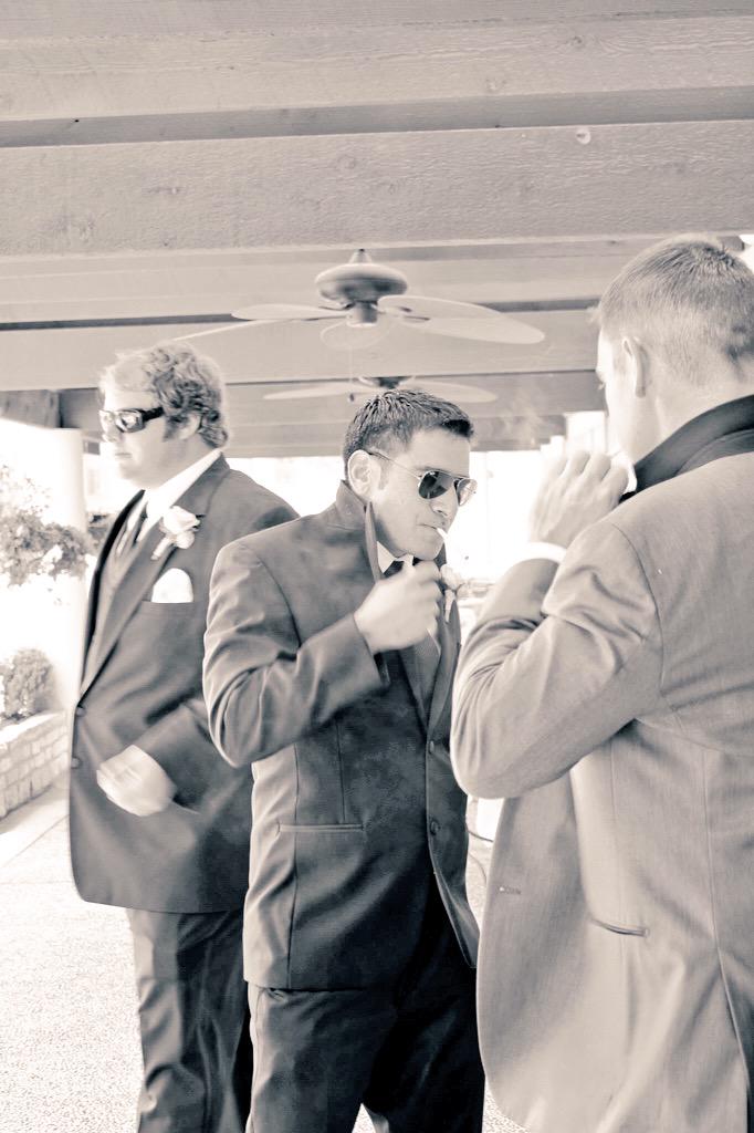 ericl994's tweet photo. #FlashbackFriday a great high school and college buddies wedding #dontswipeleft I quit smoking a while back π http://t.co/a7BtWHEHMf
