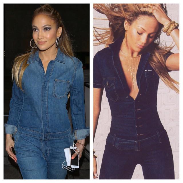 jlo denim jumpsuit