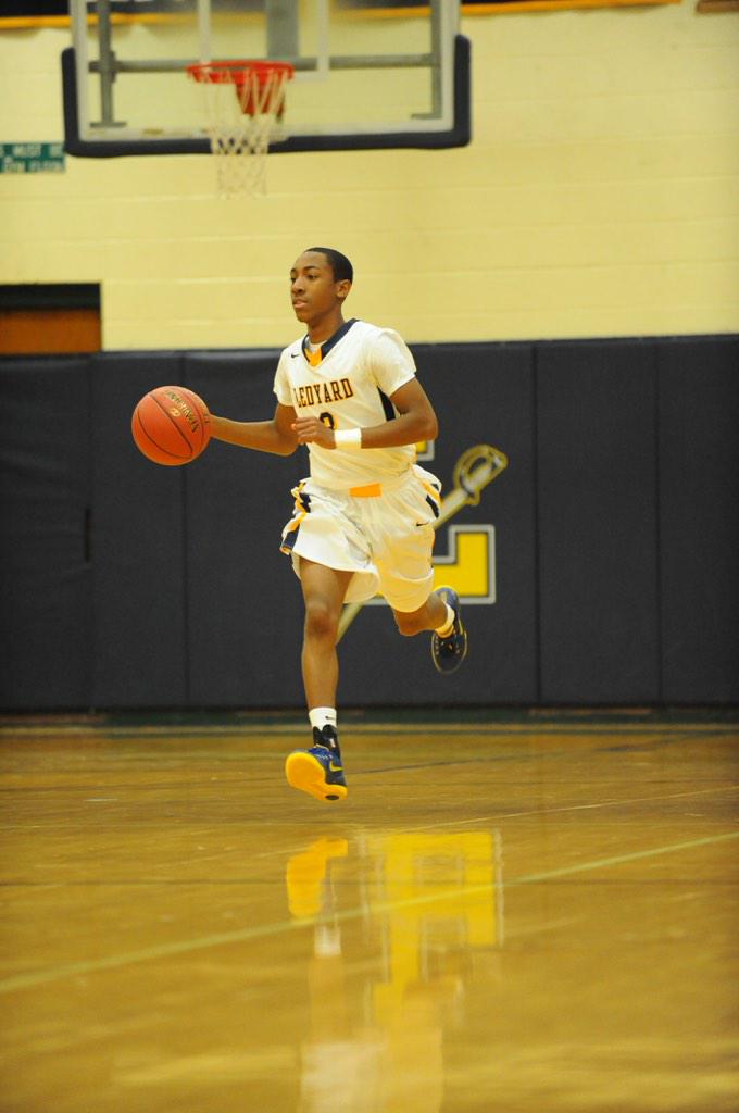 DeAnte Bruton is ready to lead the Ledyard Colonels tonight at 7pm at home vs Hillhouse. #colonelpride #ctbb