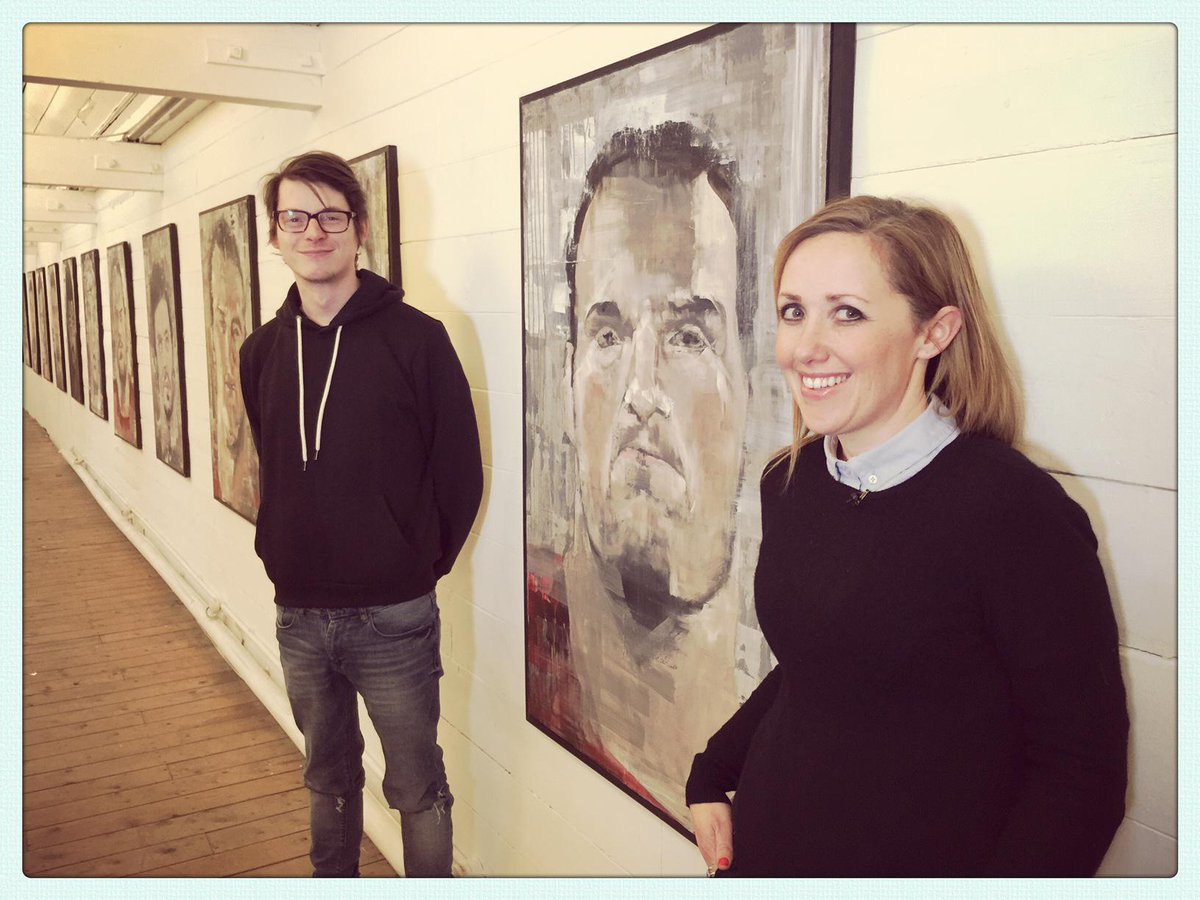 Welsh players 1 to 15 painted by Aled at the Art in the Attic Exhibition in Porth on #SportWales  7pm BBC Two Wales