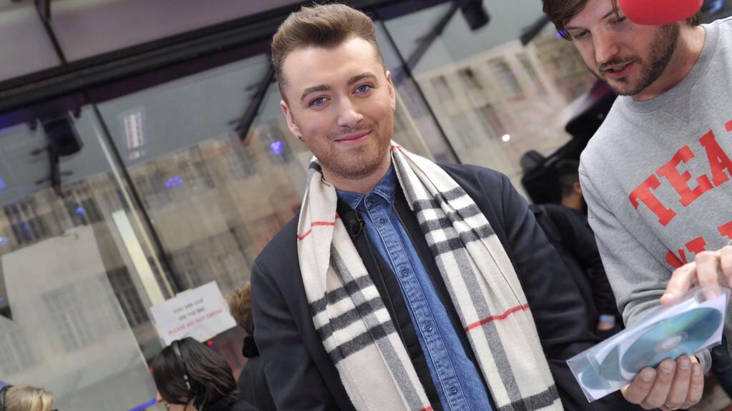 samsmithusa's tweet image. The beautiful Sam Smith DJ'ing for @radioleary #dancingdermot today! #1