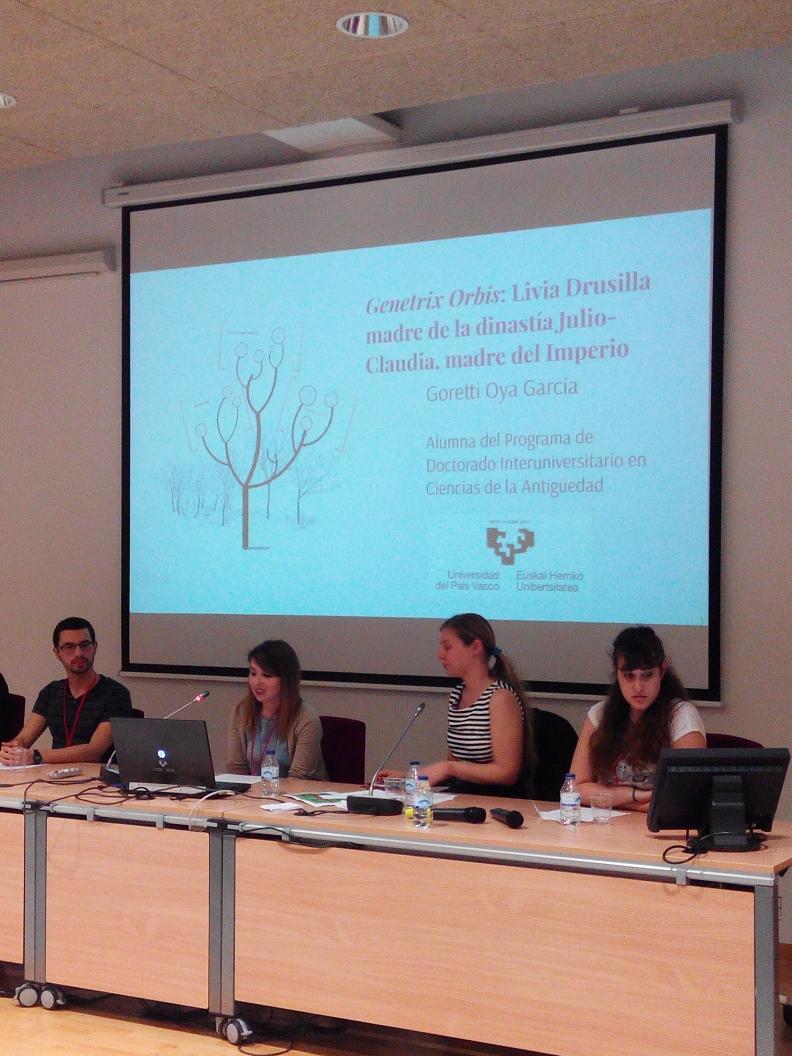 Goretti Oya García (UPV/EHU): "Genetrix orbis: Livia Drusilla madre de la dinastía Julio Claudia, madre del imperio".