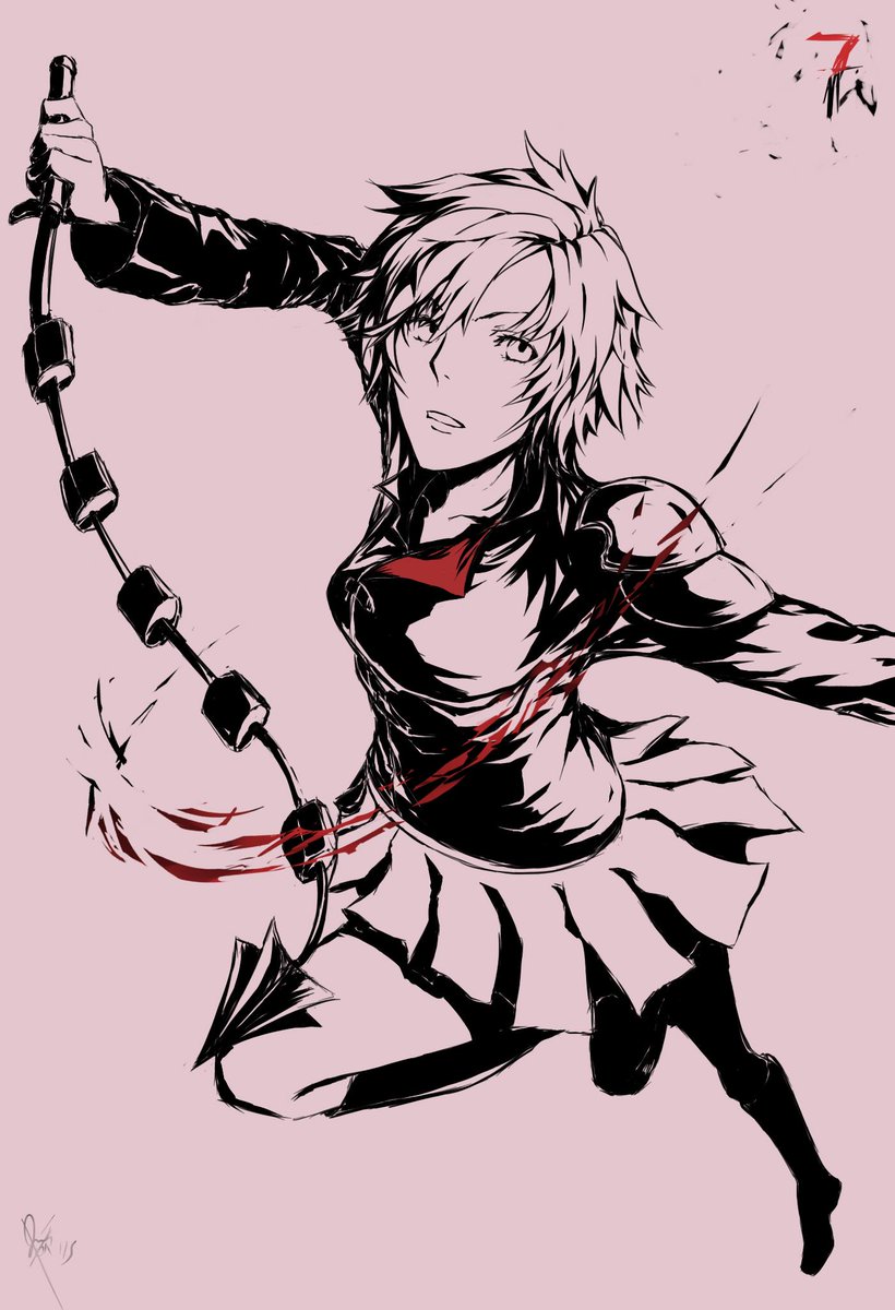 raaraanee's tweet image. Seven,,#FinalFantasy #FFType0 #Class0 #Seven #hype