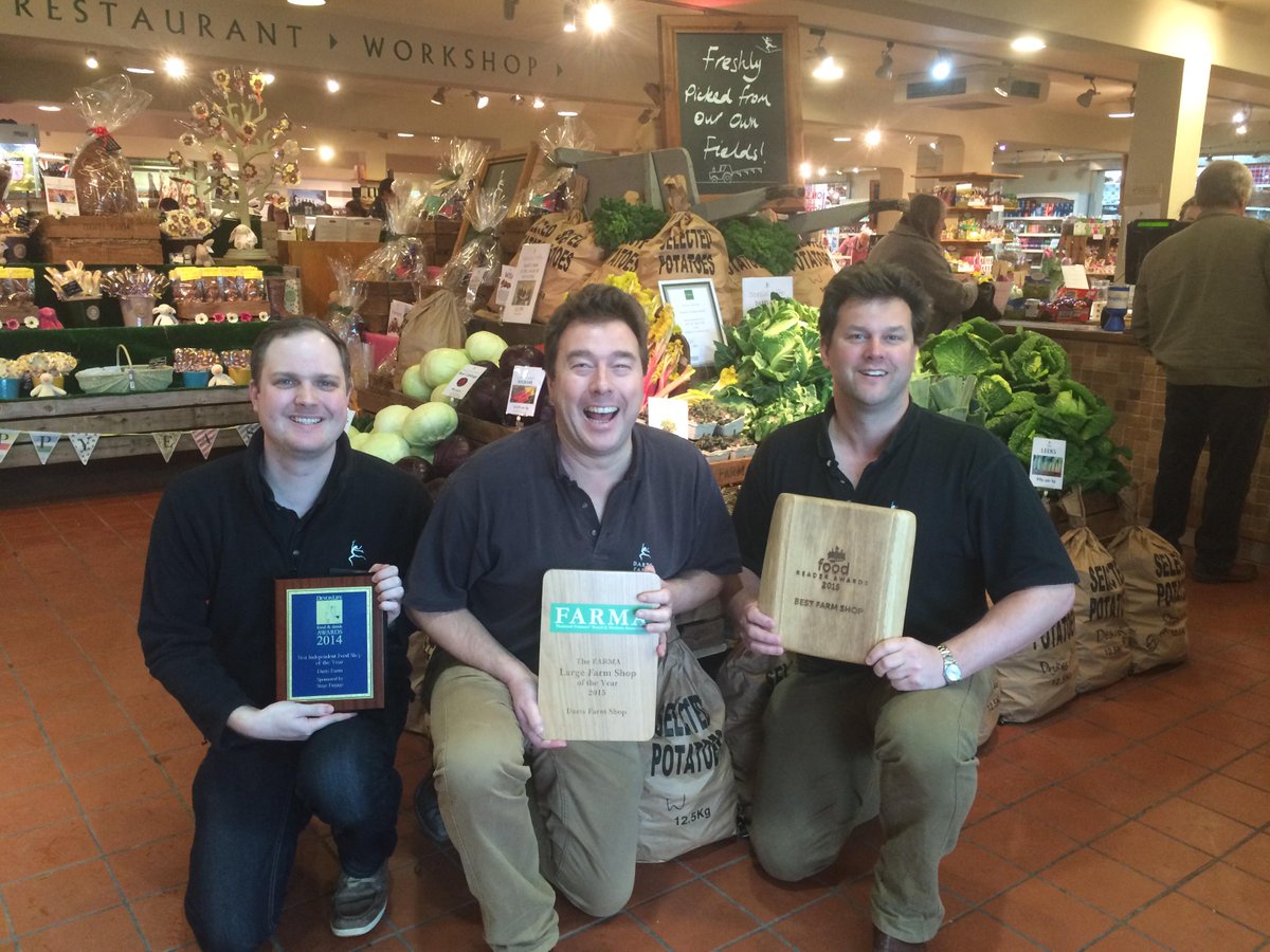 We’ve done the triple! Awarded best farm shop by Devon Life, Food Mag, and now Farma. Well done team.