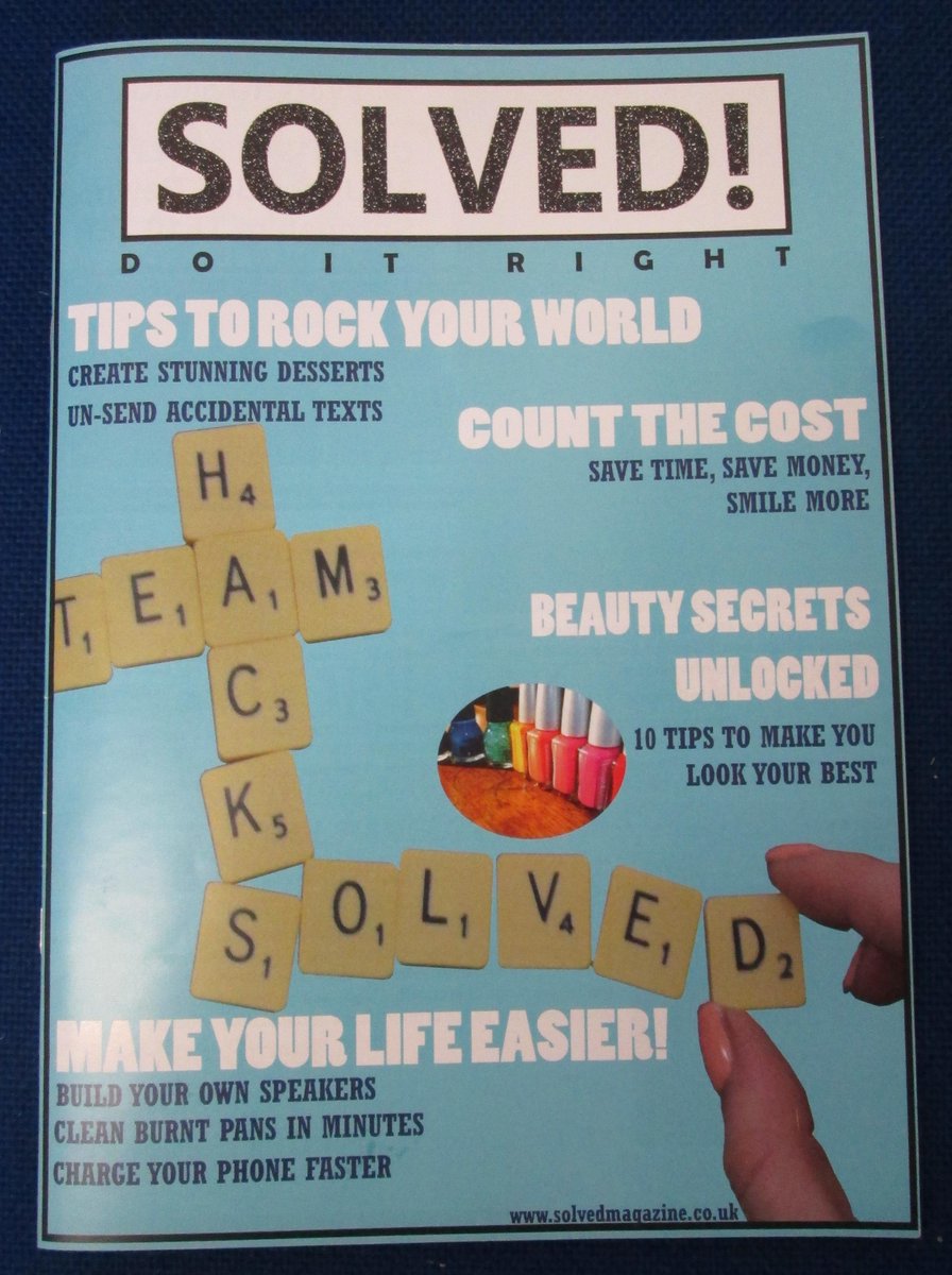HabsAdamsGS's tweet photo. Ltd edition mag for sale @TelfordCentre tomorrow with money saving tips &amp; solutions @youngenterprise @SolvedMagazine http://t.co/1uSOLdQMkU