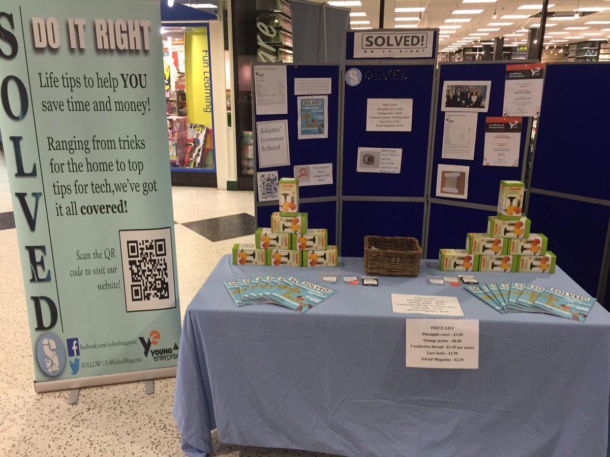 HabsAdamsGS's tweet photo. Ltd edition mag for sale @TelfordCentre tomorrow with money saving tips &amp; solutions @youngenterprise @SolvedMagazine http://t.co/1uSOLdQMkU