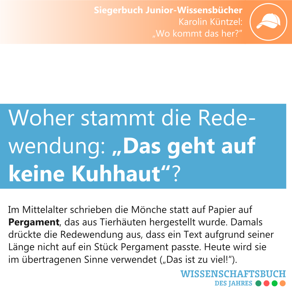 Auf #Twitter gilt: Mehr als 160 Zeichen gehen auf keine Kuhhaut! Doch woher kommt die Redewendung? #thoughtoftheday
