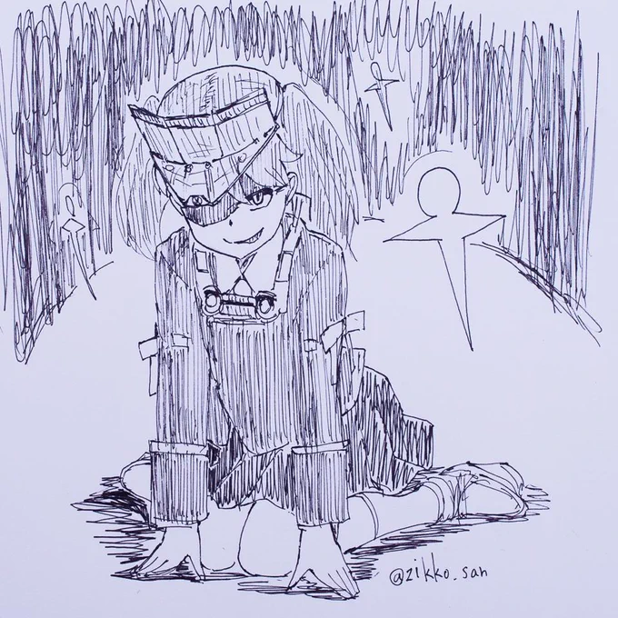 龍驤さん。
おしごと、おしごとぉ  #艦これ版深夜の真剣お絵描き60分一本勝負 